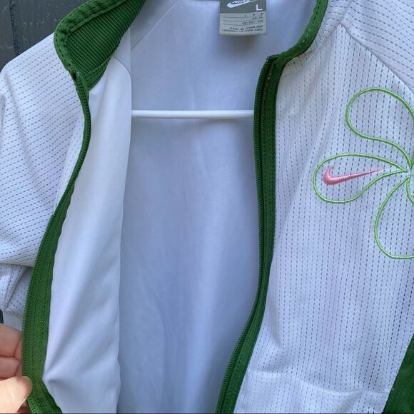 Nike Girl's Zip Up Exercise Sports Warm Up Jacket - Picture 6 of 9